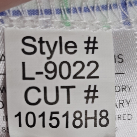 Mizzen + Main Leeward Hopkins Check Standard Fit Dress Shirt Size Large L-9022 - Picture 14 of 14